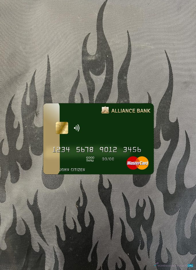 Download Austria Alliance bank mastercard photolook front Photoshop template